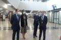 Visite de Mme Nadia FETTAH ALAOUI, Ministre du Tourisme, de l’Artisanat, du Transport Aérien et de l’Economie Sociale à l’aéroport Mohammed V